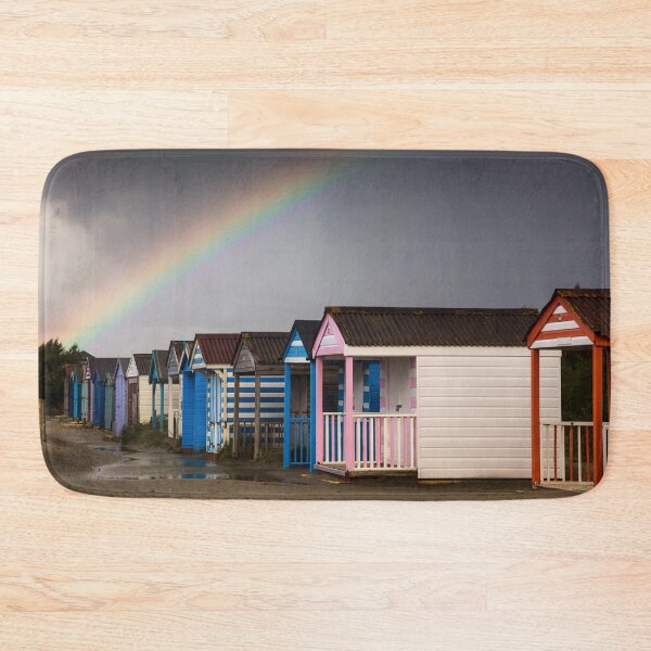 Item preview, Rainbow over the Beach Huts designed and sold by heidipics.