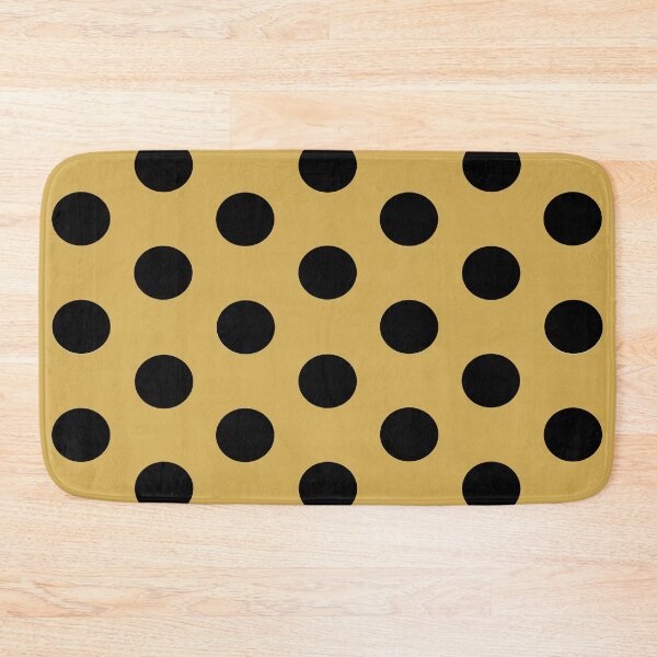 Item preview, Large BLACK and GOLD POLKA DOTS designed and sold by RachelMacht.