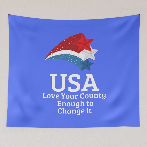 Item preview, USA Love Your Country Enough To Change It designed and sold by Mothe3rd.