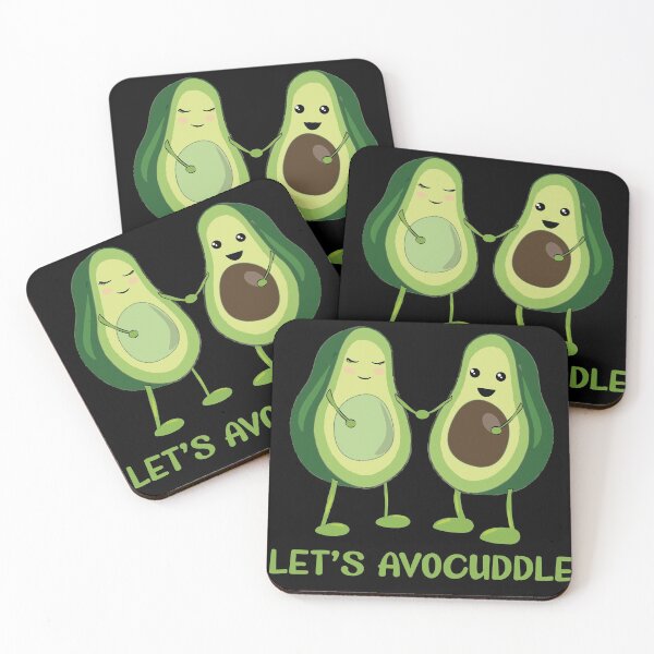Item preview, Lets Avocuddle - Funny Food designed and sold by TheInkElephant.