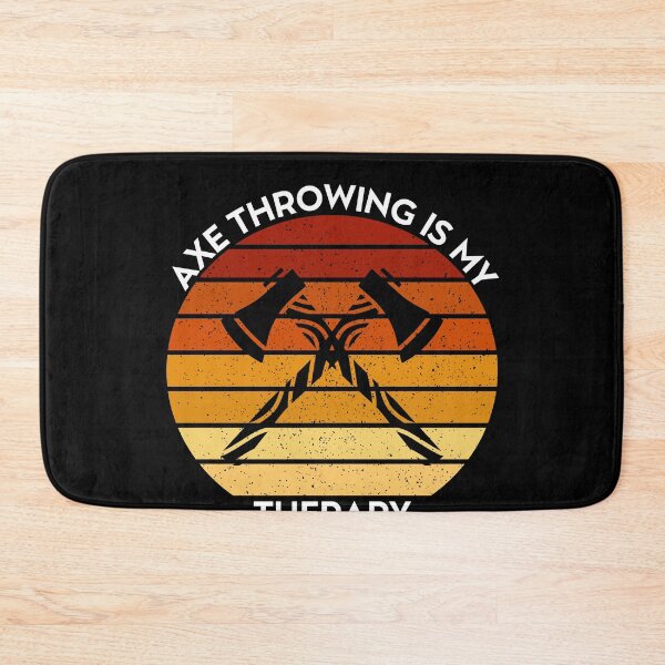 Item preview, Hatchetman Axe Thrower Throwing Is My Therapy designed and sold by Salvadax.