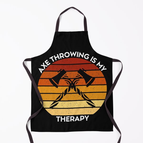 Item preview, Hatchetman Axe Thrower Throwing Is My Therapy designed and sold by Salvadax.