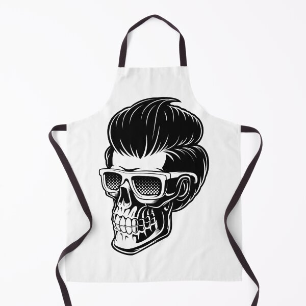 Item preview, hipster barber skull designed and sold by Moueddene.