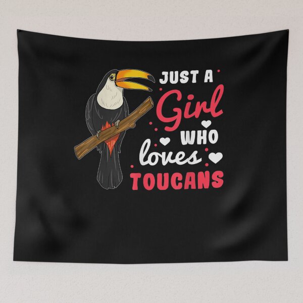 Item preview, Just A Girl Who Loves Toucans  designed and sold by ninapfvu.
