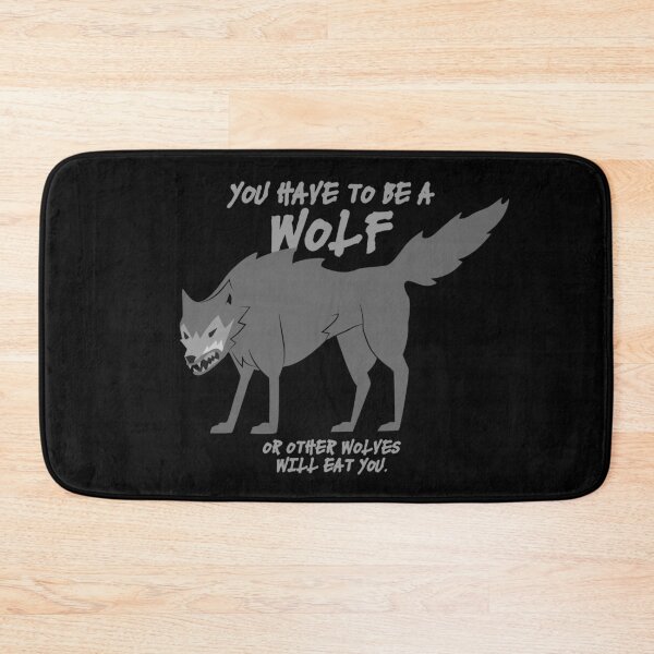 Item preview, You have to be a wolf or other wolves will eat you. designed and sold by friendly-fox.