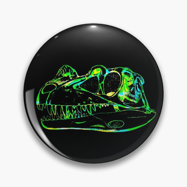 Item preview, t rex skull tie dye graffiti  designed and sold by Badmoviesrus.