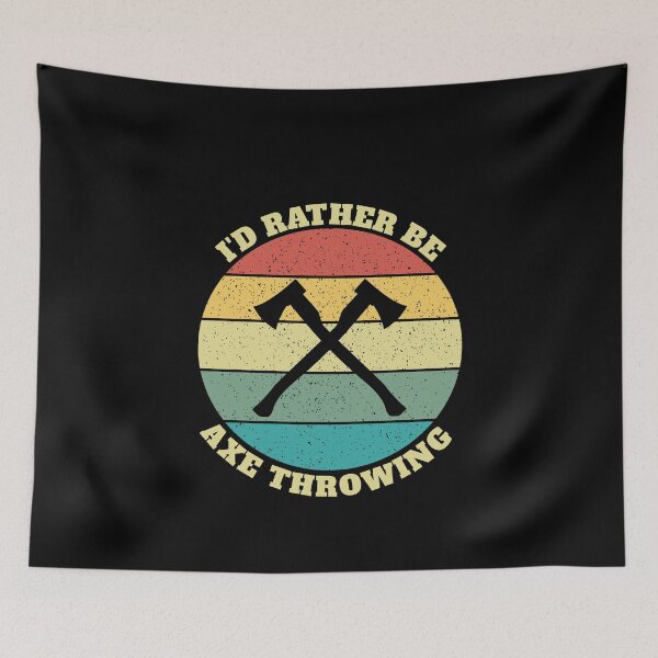 Item preview, Funny I'd Rather Be Axe Throwing Thrower designed and sold by Salvadax.