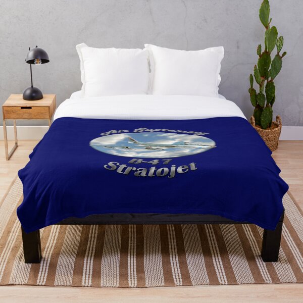 B-47 Stratojet Air Supremacy Throw Blanket