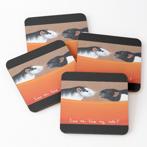 Item preview, Love me, love my rats! designed and sold by WolfySilver.