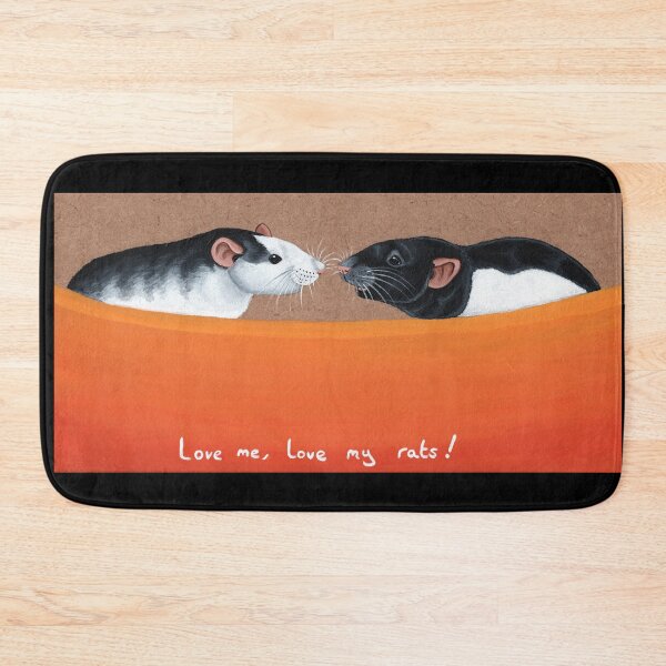 Item preview, Love me, love my rats! designed and sold by WolfySilver.