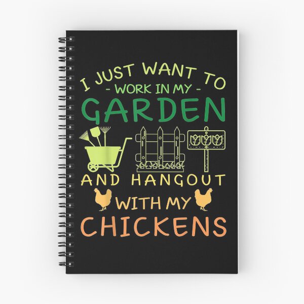 Item preview, I Just Want To Work In My Garden And Hangout With Chickens  designed and sold by ninapfvu.