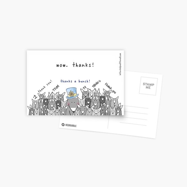Wow. Thanks! Postcard