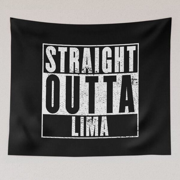 Item preview, Straight Outta Lima designed and sold by RandomStuffShop.