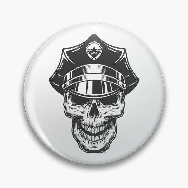 Item preview, cop skull designed and sold by Moueddene.
