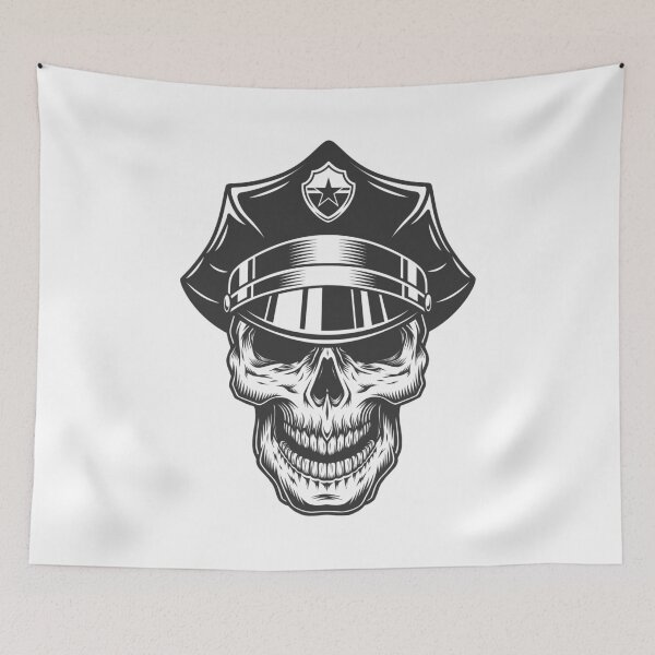 Item preview, cop skull designed and sold by Moueddene.