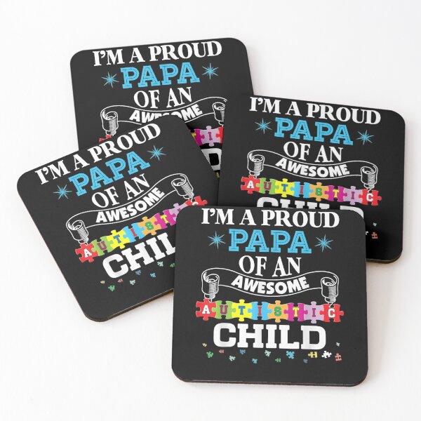 Item preview, I'm A Proud Papa Of An Freaking Awesome Autistic Child  designed and sold by ninapfvu.