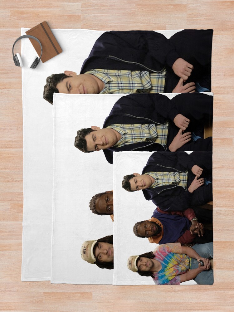 Alternate view of the crew Throw Blanket