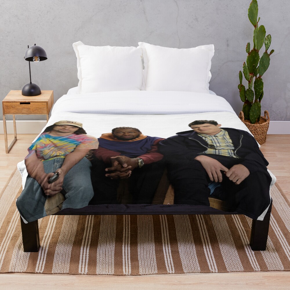the crew Throw Blanket