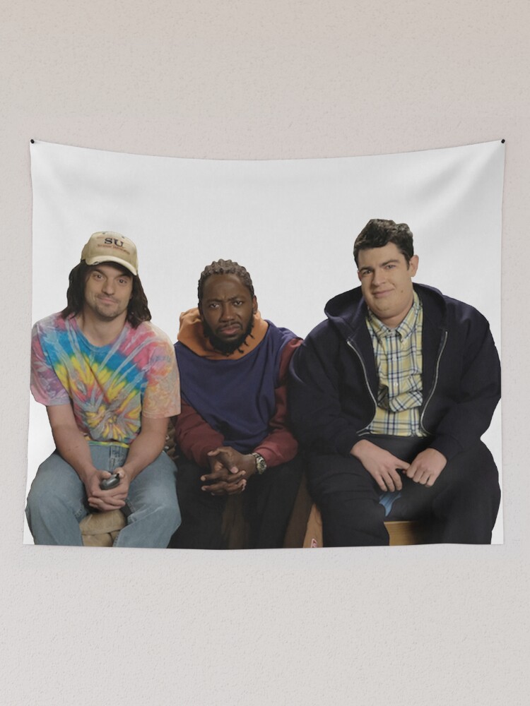 Alternate view of the crew Tapestry
