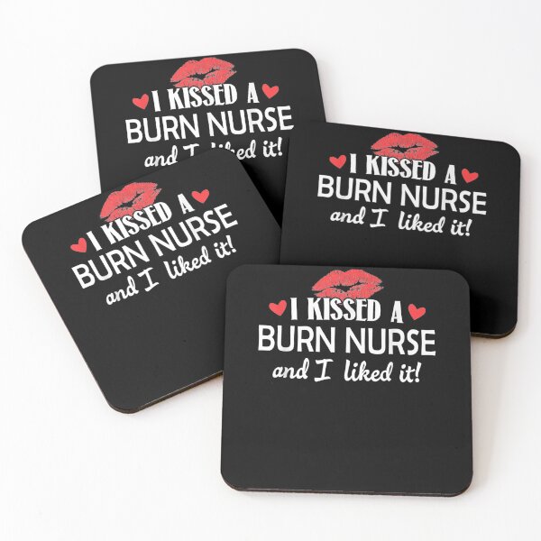 Item preview, I Kissed A Burn Nurse Married Dating Anniversary Gif  designed and sold by lolahomya.