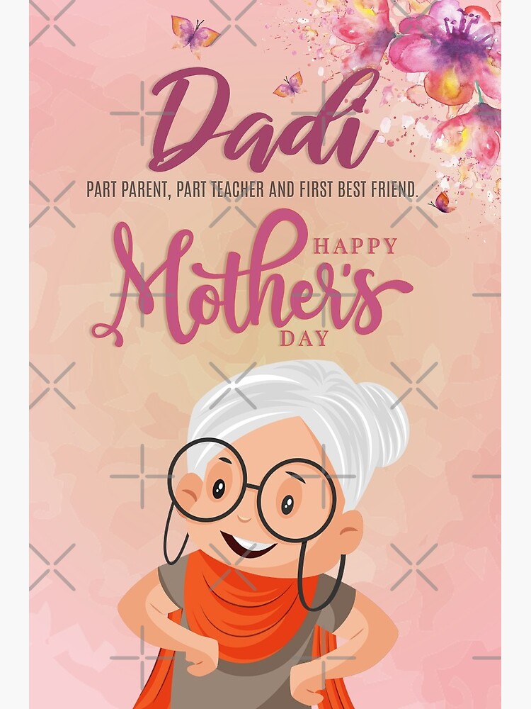 Mothers Day Card For Great Grandma Pretty Flower Posey Pnk Heart Mum - View #13