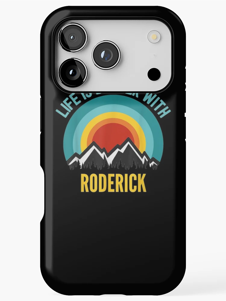 Thumbnail 1 of 4, iPhone Case, Life Is Better With Roderick Dating Roderick designed and sold by lolahomya.