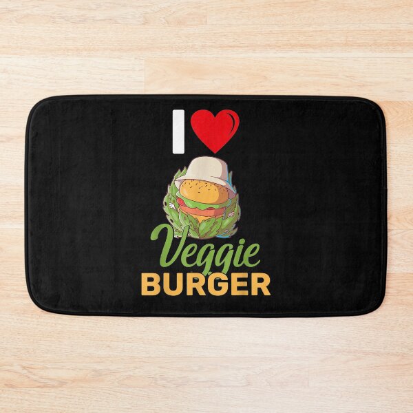 Item preview, I Love Veggie Burger Restaurant Fries Ketchup Bun Burger  designed and sold by ninapfvu.