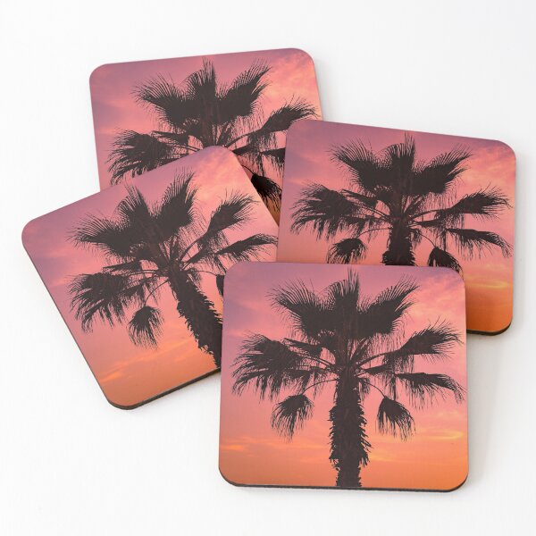 Item preview, Tropical Pink Palm Tree Sunset designed and sold by newburyboutique.