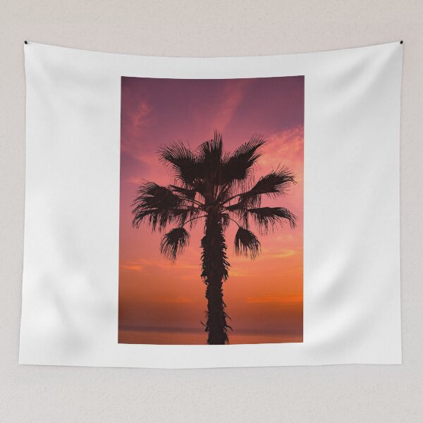 Item preview, Tropical Pink Palm Tree Sunset designed and sold by newburyboutique.