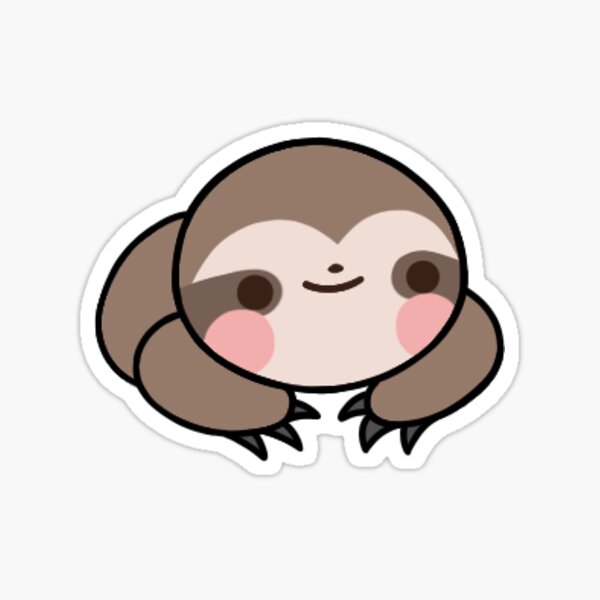 Anime Cute Sloth Japanese Ramen Noodles Kawaii Gift design - Japanese -  Sticker | TeePublic