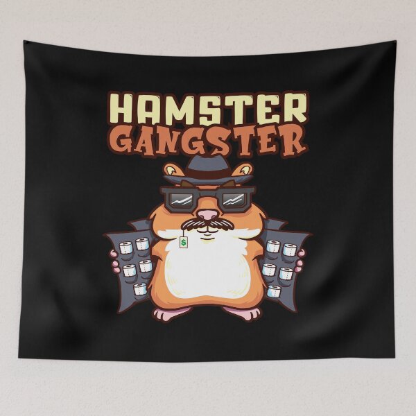 Item preview, Hamster gangster toilet paper joke designed and sold by FalkDania.