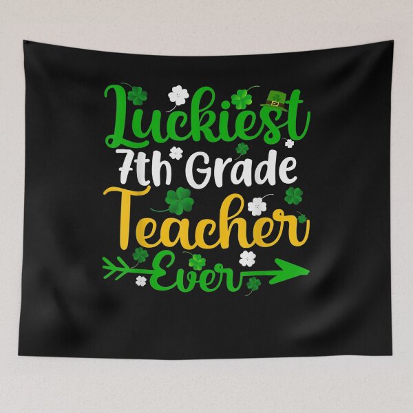 Item preview, Luckiest Seventh Grade Teacher Ever Cute St Patrick Day Gift  designed and sold by lolahomya.