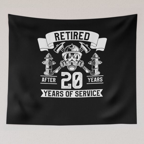 Item preview, Mens 20 Years Of Service Retirement Gift For Retired Firefighter  designed and sold by ninapfvu.