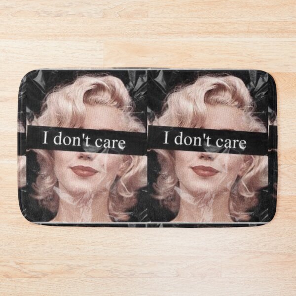 Item preview, I don't care girly design,  beauty  fragrance,  beauty icon,  , fun , smile gift for women , girls , pink,  feminist  designed and sold by Morinas.