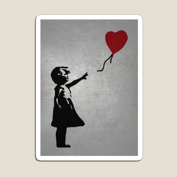 Vista previa del artículo con la obra «PLANTILLA BANKSY ESTILO URBAN GRAFFITI SPRAY PINTURA NIÑA CON GLOBO METALIZADO», diseñado y vendido por kwiebe34.