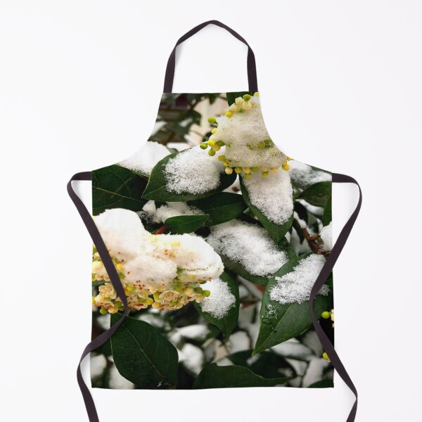 Item preview, Small flowers covered in snow | yellow flowers | Flowers | Snow | Green leaves designed and sold by TatianaLG.