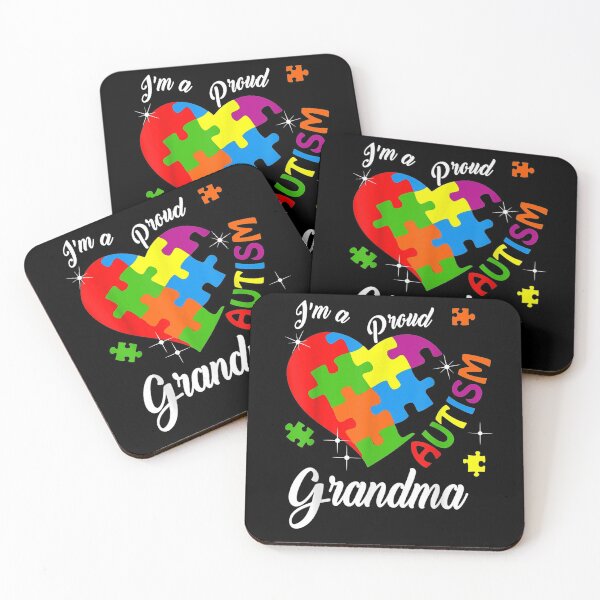 Item preview, I'm A Proud Autism Grandma Autism Awareness Matching Family  designed and sold by lolahomya.