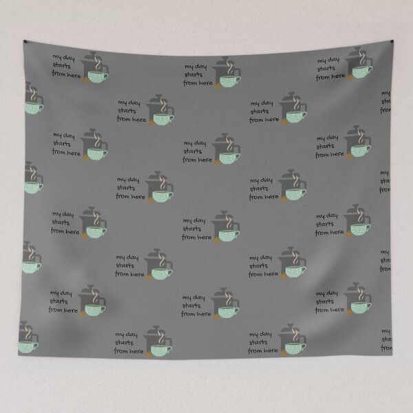 Item preview, My day starts from here designed and sold by Summers Cool.