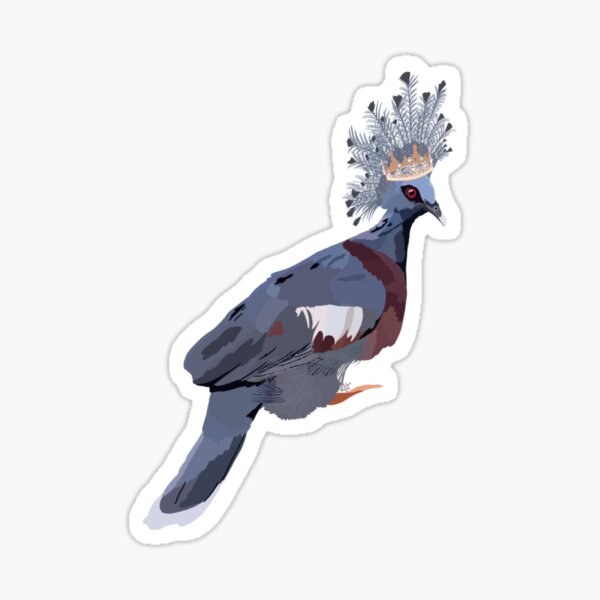Item preview, Victoria ‘ crowned’ pigeon  designed and sold by thezoogirl.