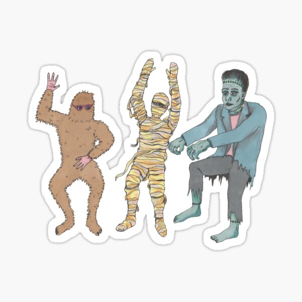 The monster mash Sticker