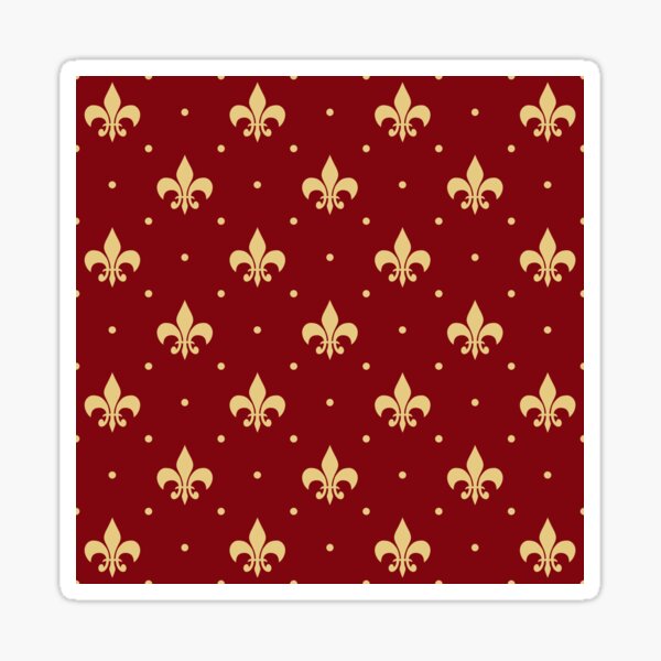 Item preview, Fleur De Lis design - red designed and sold by BattaAnastasia.