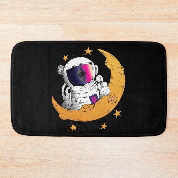 Item preview, Ethereum to the Moon - this is a great gift for every cryptocurrency investor designed and sold by hyggekrog.