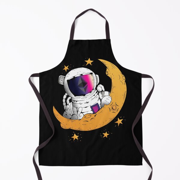 Item preview, Ethereum to the Moon - this is a great gift for every cryptocurrency investor designed and sold by hyggekrog.