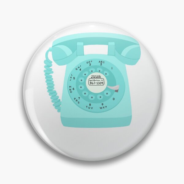 Item preview, Rotary phone sticker  designed and sold by Jeandabean.