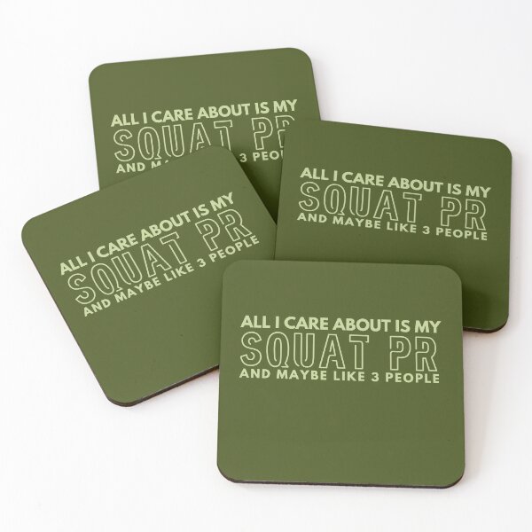 Item preview, All I care about is my Squat PR and maybe like 3 people designed and sold by Unchainthebeast.