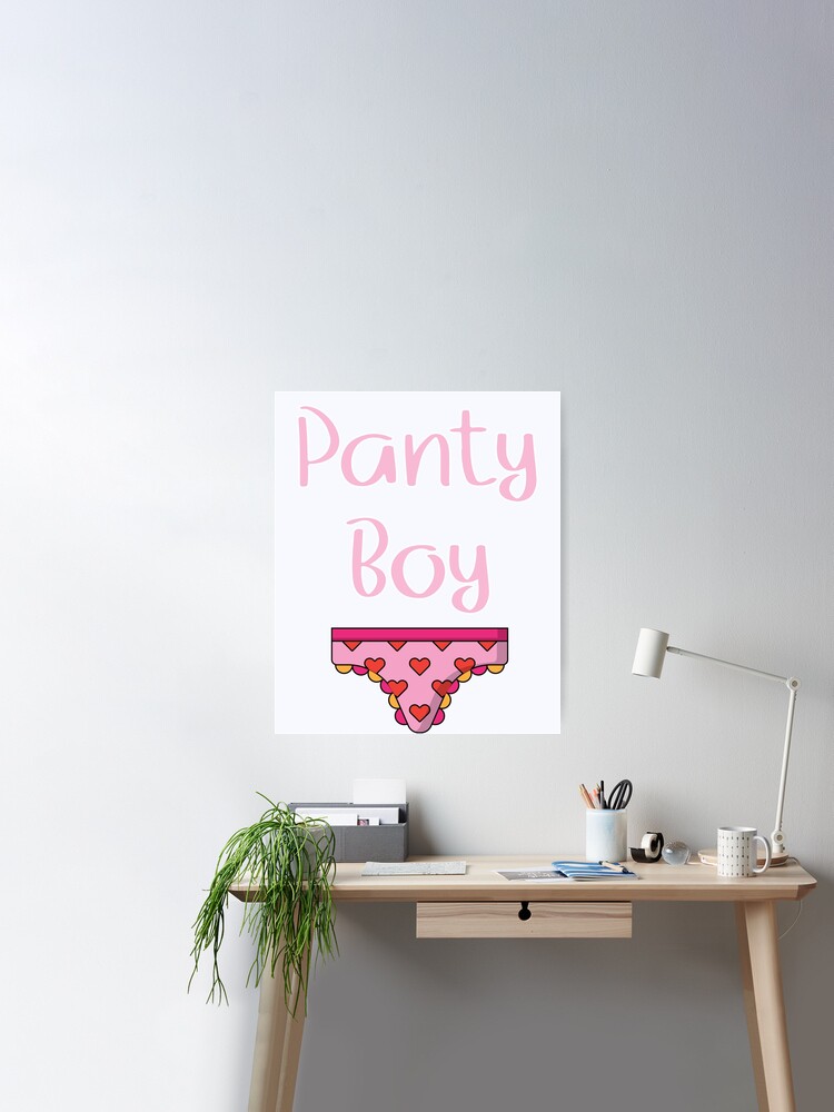 Panty Boy, Sissy Boy, BDSM Kinky Fetish  Art Board Print for Sale by  niceb00y