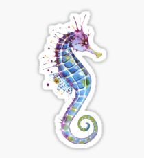 Seahorse - Purple Sticker