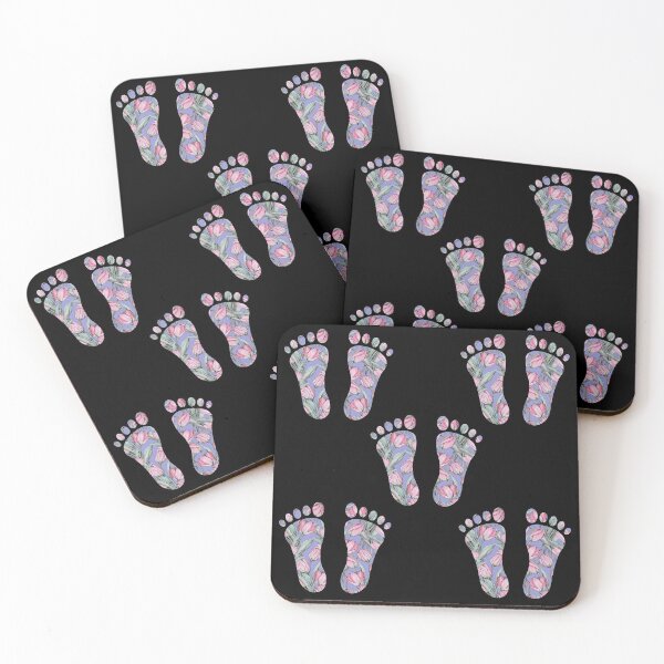 Item preview, Colorful flowers feet collection  designed and sold by VintagePrada.