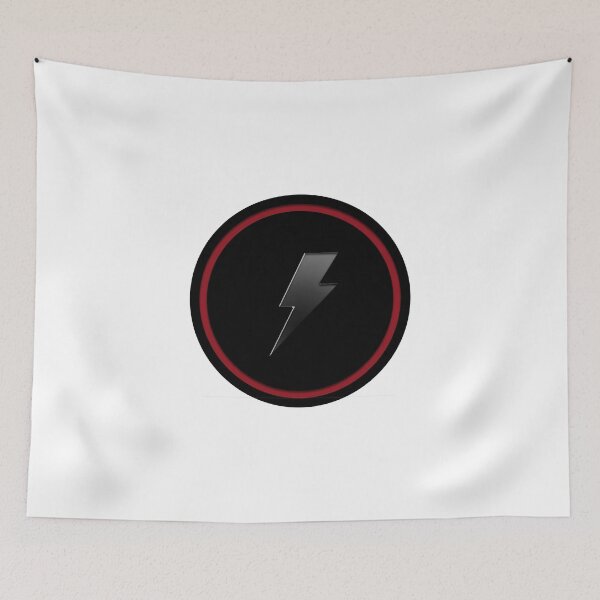 Item preview, Black Lightning Bolt Design  designed and sold by PixelDaze.