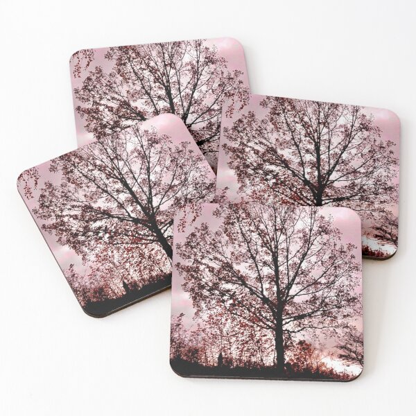 Item preview, Vintage black and pink tree designed and sold by MariiaCreation.